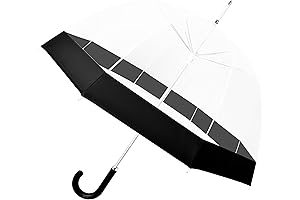 Transparent Batwing Umbrella for Clearer Vision on Rainy Days