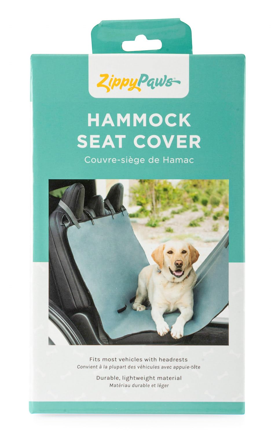Housse de siège auto chien ZippyPaws Adventure protège l'arrière du véhicule