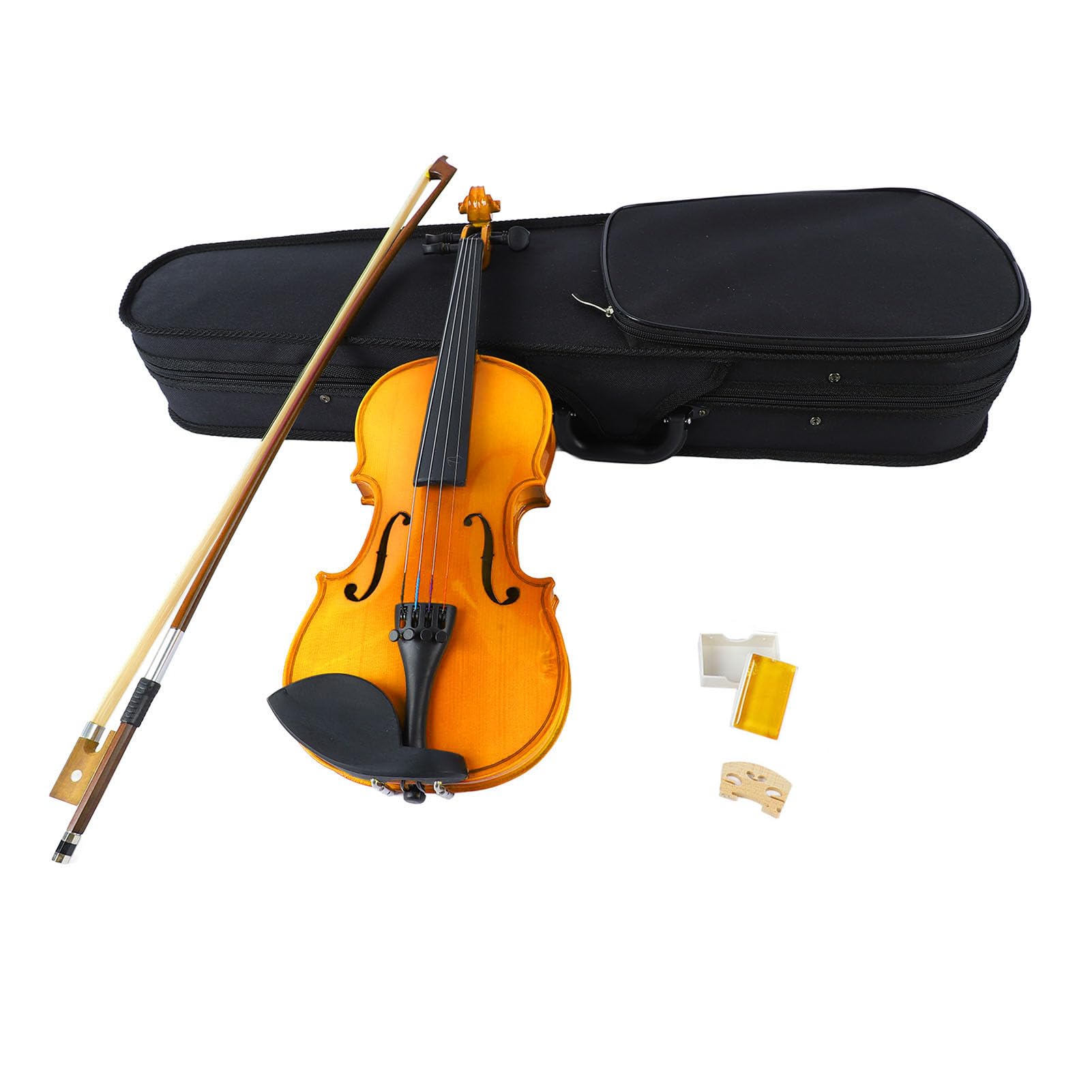 Violino 4/4 Legno Kit per Principianti-Violino per Principianti 4/4 Violino per Adulti Violino Set di Violino per Practice & Performance