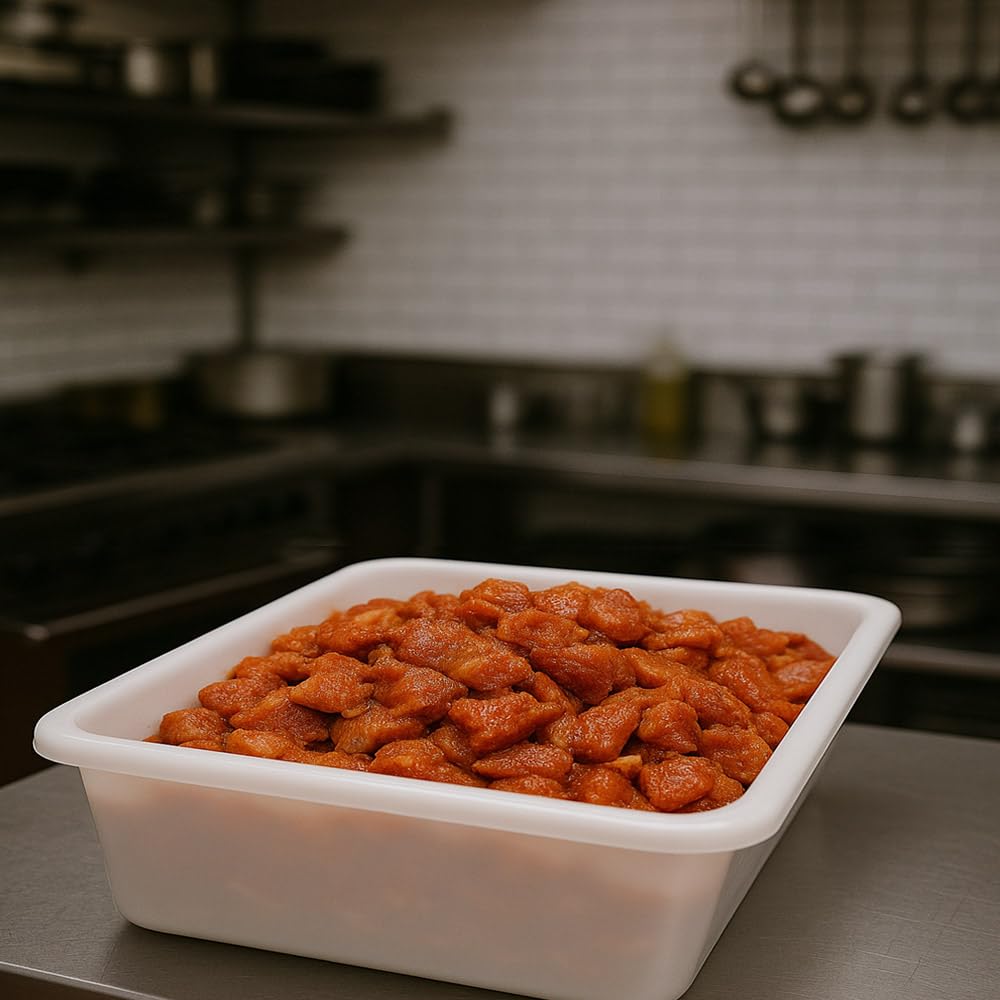 Pack 10 Bandeja Alimentaria Resistente 15L Sin BPA Cocinas y Restaurantes | 54x40x9,2cm. Sin BPA. Ideal para comedores, colegios, mercados, panaderías, pizzerías y conservación de alimentos.
