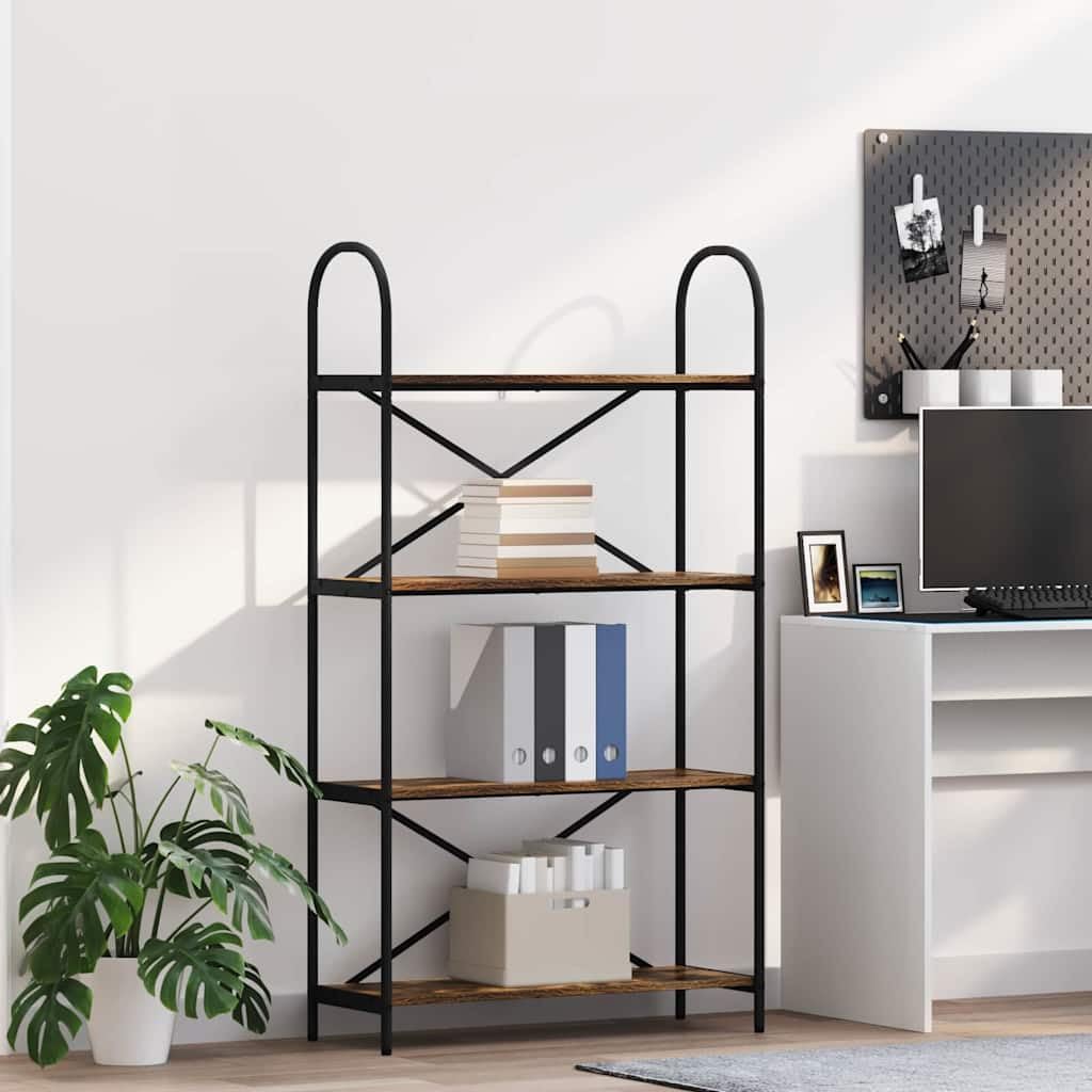 Librería de madera moderna para organizar el salón y crear un rincón de lectura acogedor