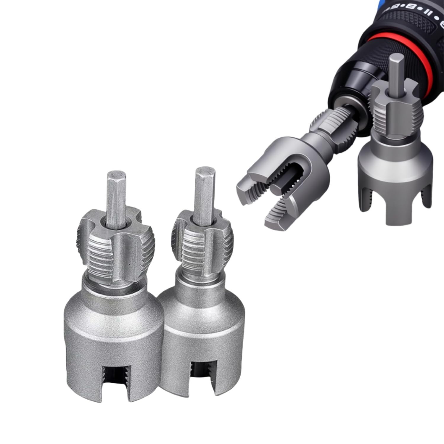 Professional 2025 Dual-Function Pipe Thread Cutter for 1/2" and 3/4" Plastic Pipes