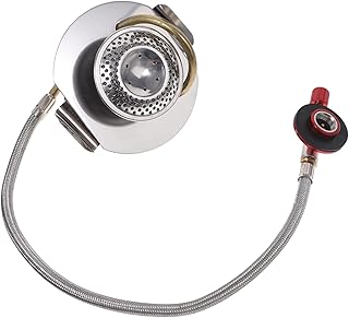 OFFSCH Fogão a gás para piquenique queimador portátil a gás ao ar livre grelha a gás para viagens e caminhadas queimador de cerveja em casa mini fogão de mochila aquecimento fogão a gás queimador fogão a gás churrasco fogão a gás alimentos