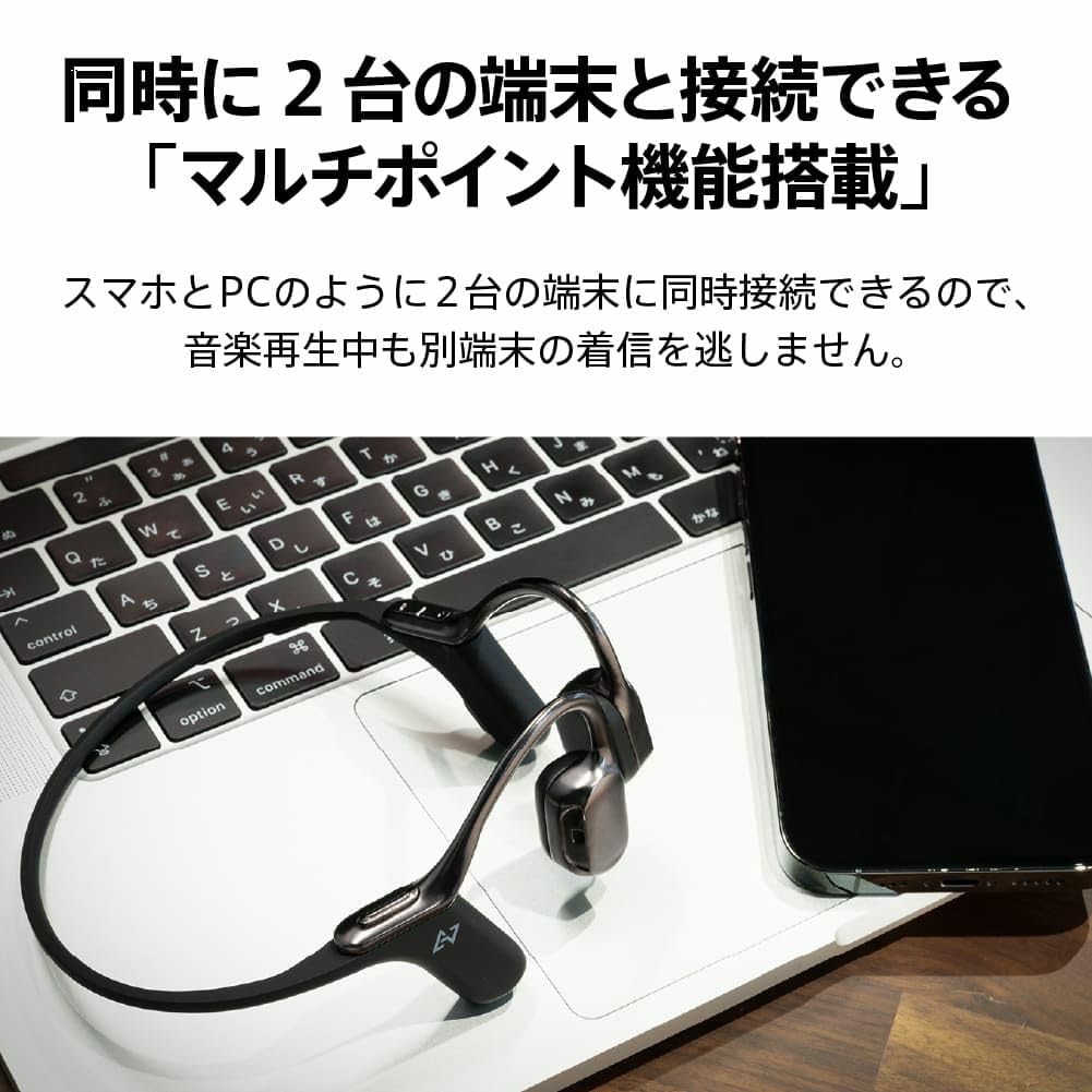 AVIOT WB-E1M 骨伝導 ヘッドセット ブルブームマイク同梱 411Sx+gJMWL.jpg_BO30,255,255,