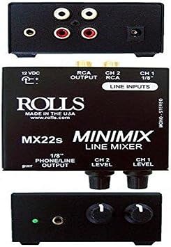 rolls MX22S Mini Mix 1/2 Rack Mic Source