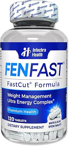 Píldoras de dieta que funcionan para controlar el peso Las mejores píldoras de dieta + potente impulso de energía, 120 tabletas blancas y azules