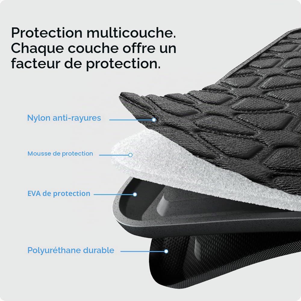 Spigen Rugged Armor Pro Housse pour Ordinateur Portable Compatible avec MacBook 16 Pouces (M5 Pro/Max 2026, M5, M4, M3, M2, M1) et Ordinateurs Portables 16 Pouces - Noir