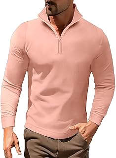 Sudadera con capucha para hombre con media cremallera, manga larga, deportiva, chaqueta de punto para hombre, color negro