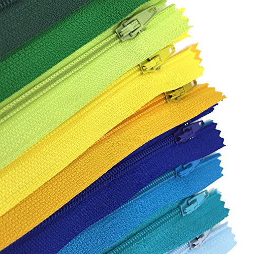 Image of 24 x 60 cm / 24 inch Multi-Coloured Nylon Reel Pullers for Sewing and Crafting 24 Colours