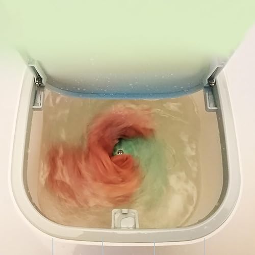 Miniatura 4 de Mini lavadora Lavadora de barril de lavandería Ropa interior Calcetines Lavadora portátil Lavadora de turbina giratoria personal conveniente para el