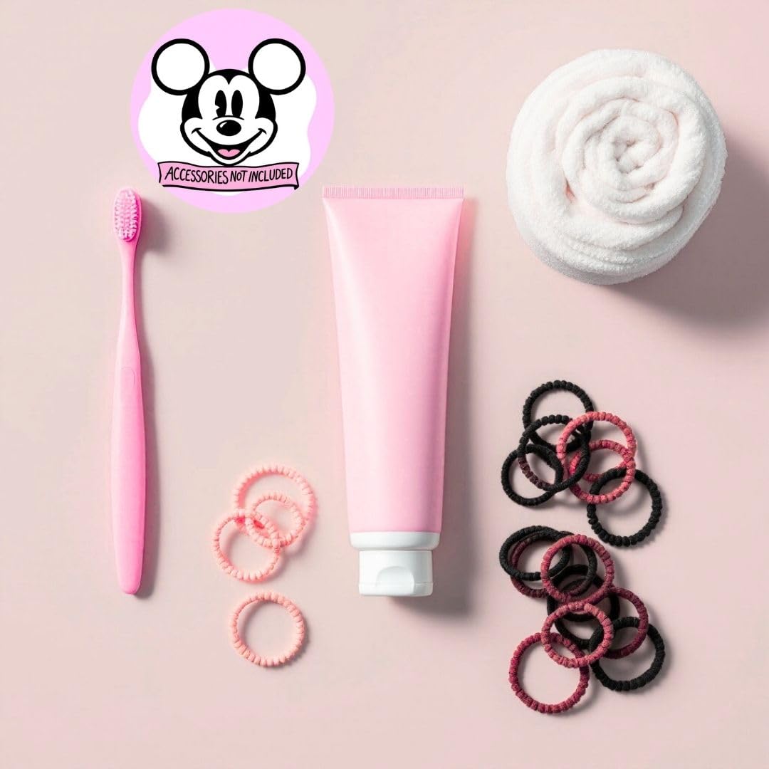 ARDITEX, Topolino Mouse Borsa Da Toilette, Astuccio da Toilette per Trucco, Beauty Case per Bambini in Tessuto con Cerniera, ideale per organizzare Cosmetici o Piccoli Oggetti, Cotone, 22,5 x 16 cm