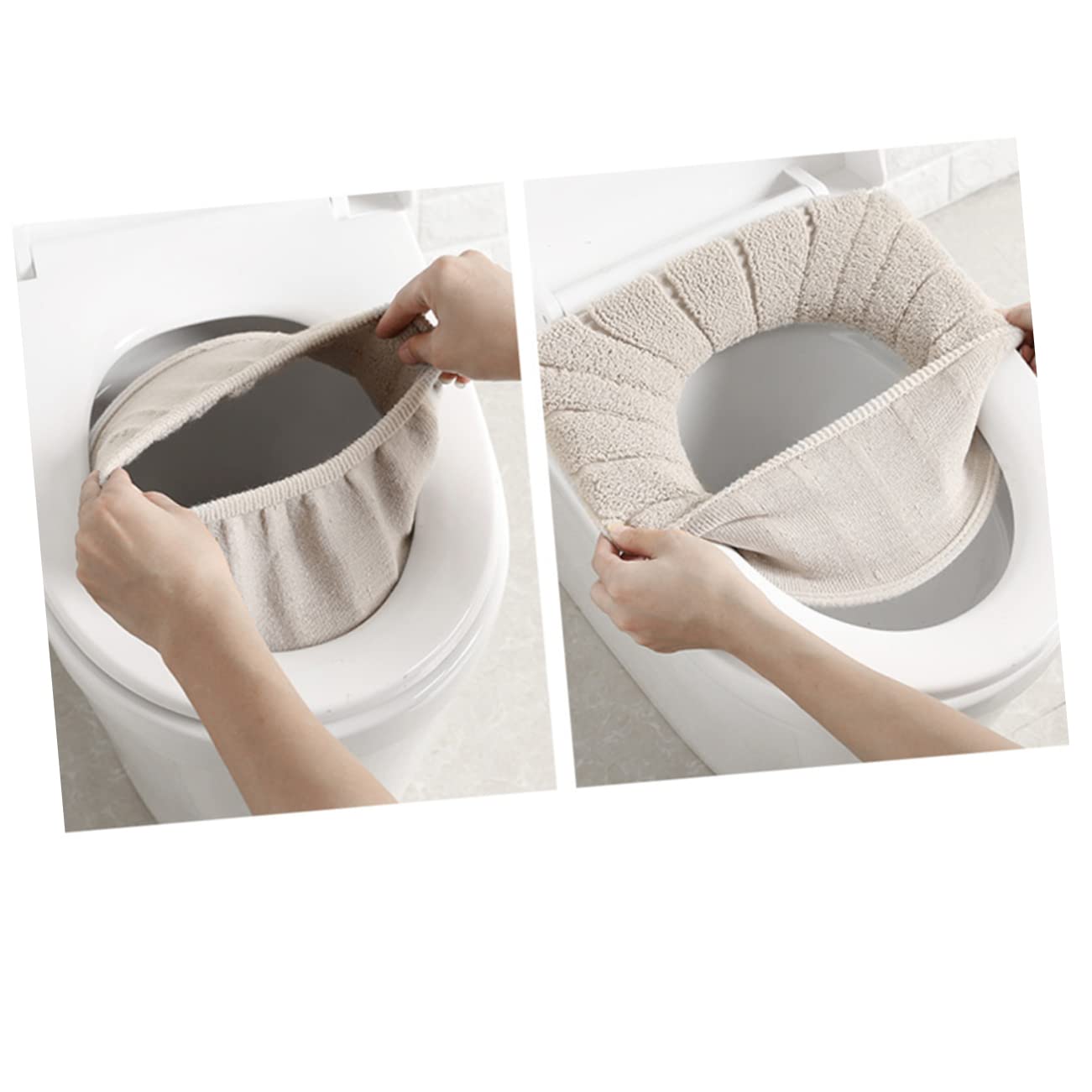 PRETYZOOM Seat Cover Warm Elastic Stretchable Pad Universal Fit Machine Washable Soft and Comfortable Random