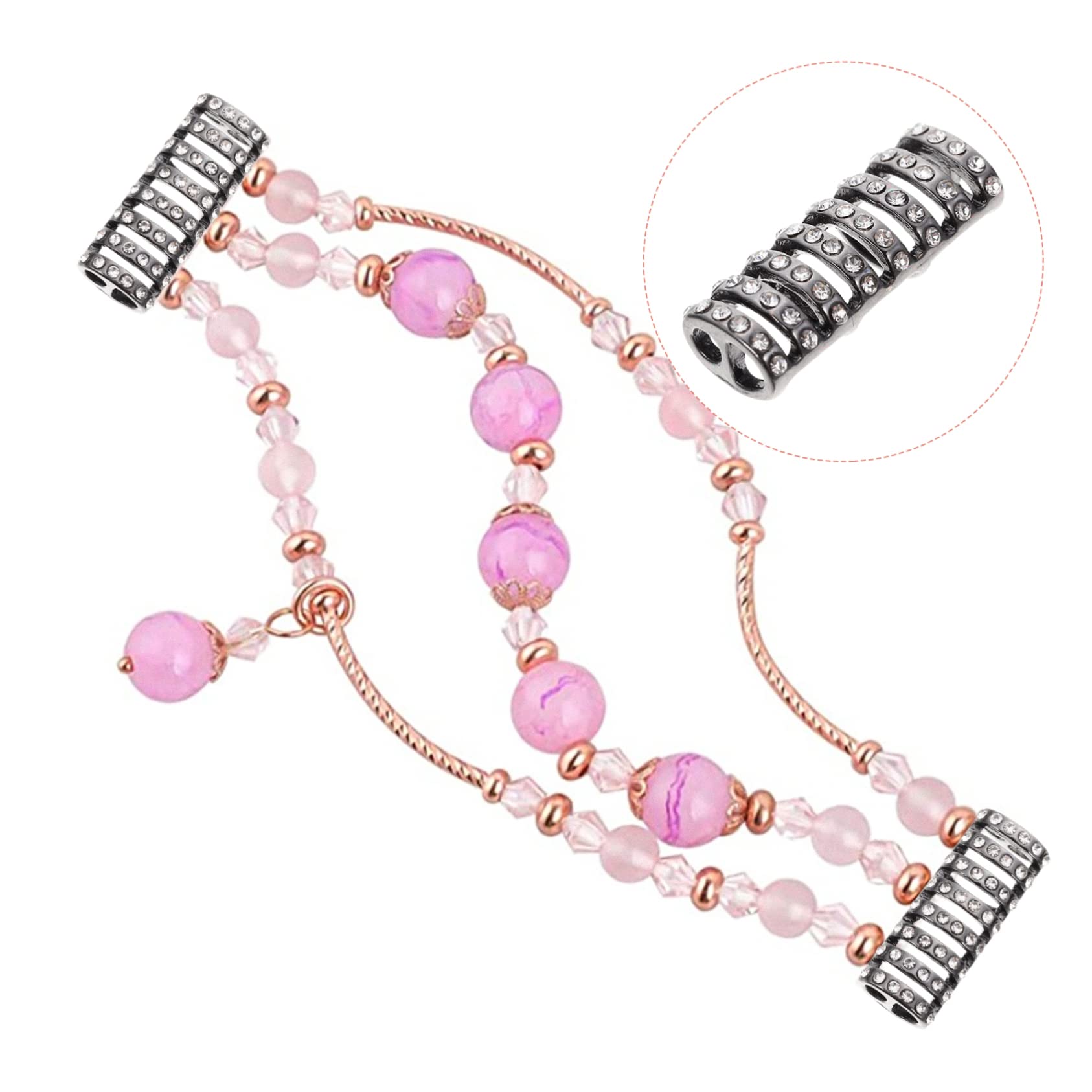 Uonlytech 30 Pièces Bracelet Connecteur Montre Ceinture Connecteur Délicat Montre Connecteur Bracelet De Adaptateur Bling Adaptateur Remplaçable Connecteur Le