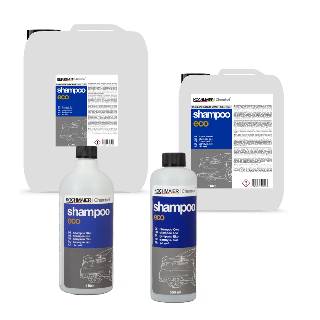 shampoo eco Oto Araç Cilalı Fırçalı Şampuan Temizleyici Kopüklü Snow Foam Yıkama Konsantre…