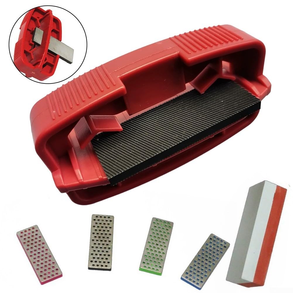 Kit D’affûtage De Bord De Snowboard – 4 Pierres Diamant (240, 360, 500, 1000), Pour Ski Et Snowboard, Affûteur D’angle Latéral, Usage à Sec