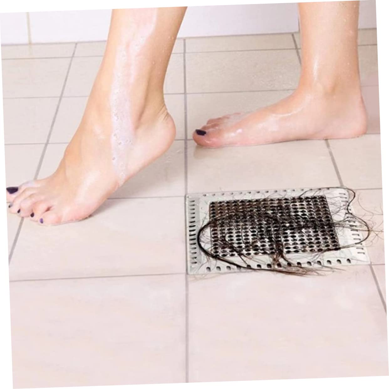 SHINEOFI 5 Stück Abflusssieb Haarsieb für Waschbecken und Bad Effektiver Abflussfilter für Schnelles Entwässern Einfache Installation und Geruchsvermeidung für Badezimmer