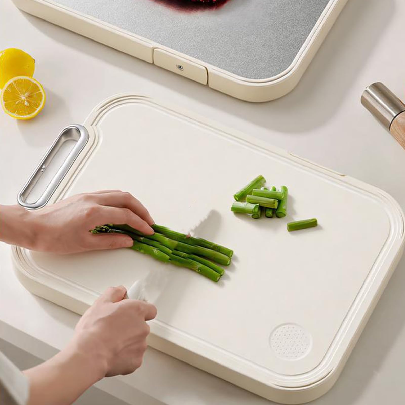Tabla para cortar frutas profesional con superficies resistentes a los arañazos Ideal para cocinas Tabla para cortar de calidad Específica para frutas Materiales resistentes a los arañazos