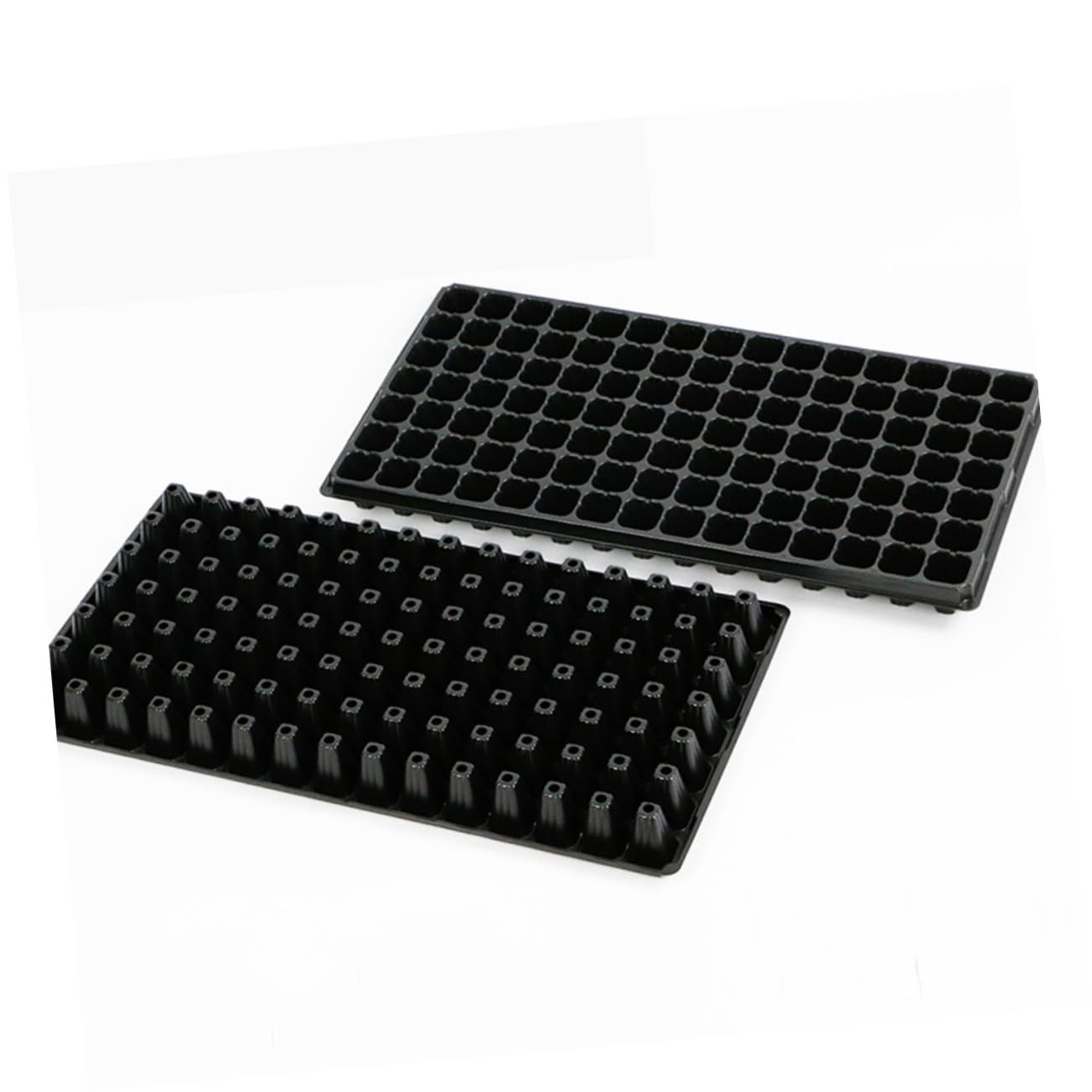 Vassoi e Protezione Contro Marciume Radicale 105 Celle Forate 10 Pezzi per Semina in PVC Ventilazione Ottimale per Coltivazione Indoor e Balcone