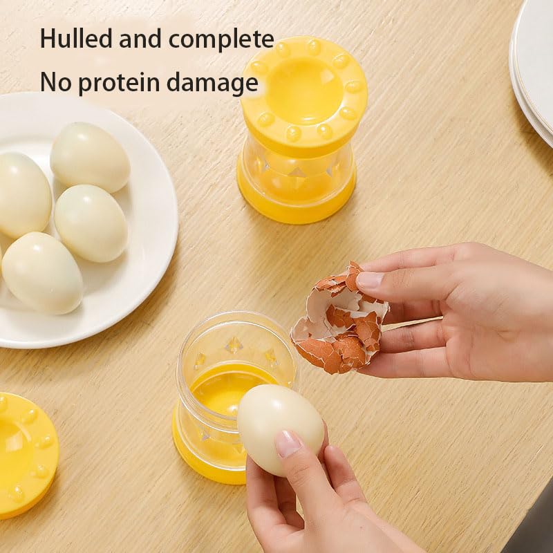 Lot De 3 Gadgets Cuisine : éplucheur, Ouvre-coquille, Séparateur D'œuf – Jaune, Neuf