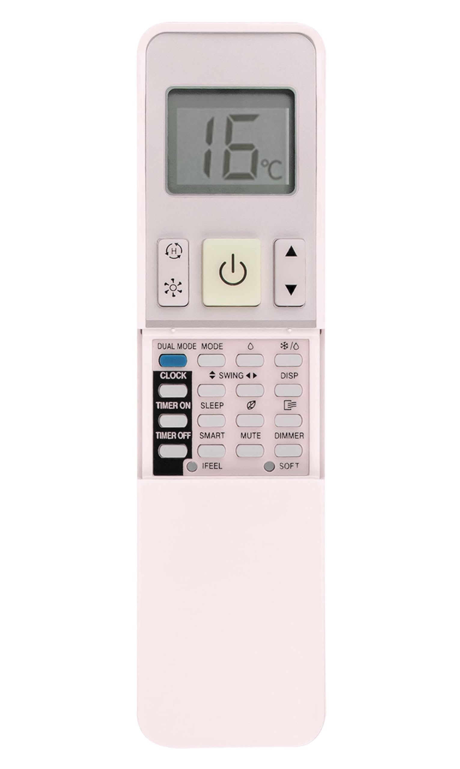 AULCMEETRCH-2609NA Replace AC Remote Control Compatible with Hisense Split Air Conditioner AC A/C KFR-35G 27FZBPH KFR-26GW/12FZBP-3 KFR-35GW/12FZBP-3 KFR-26GW/01FZBP-4 KFR-26GW/11FZBP-4 Y-H1-02(E)