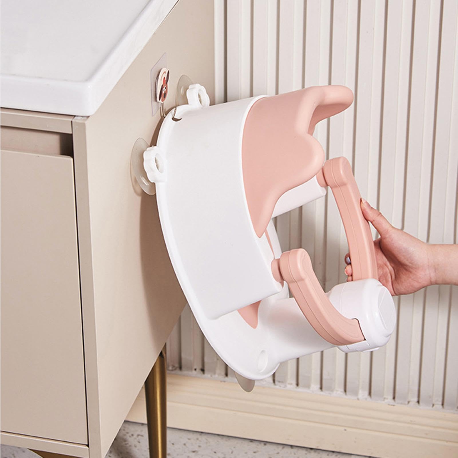 Sedia da Bagno per Bambini - Seggiolino Doccia Portatile con Ventose | Seggiolino Doccia per Fino a 6,per Fino a 6 Maschi Femmine Seduti in Bagno