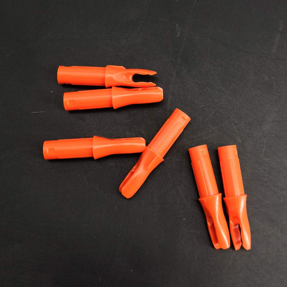 50pcs tir à l'arc Encoches de Flèche insérer flèche nocks en Plastique flèche queues pour ID 6.2mm flèche Arbre