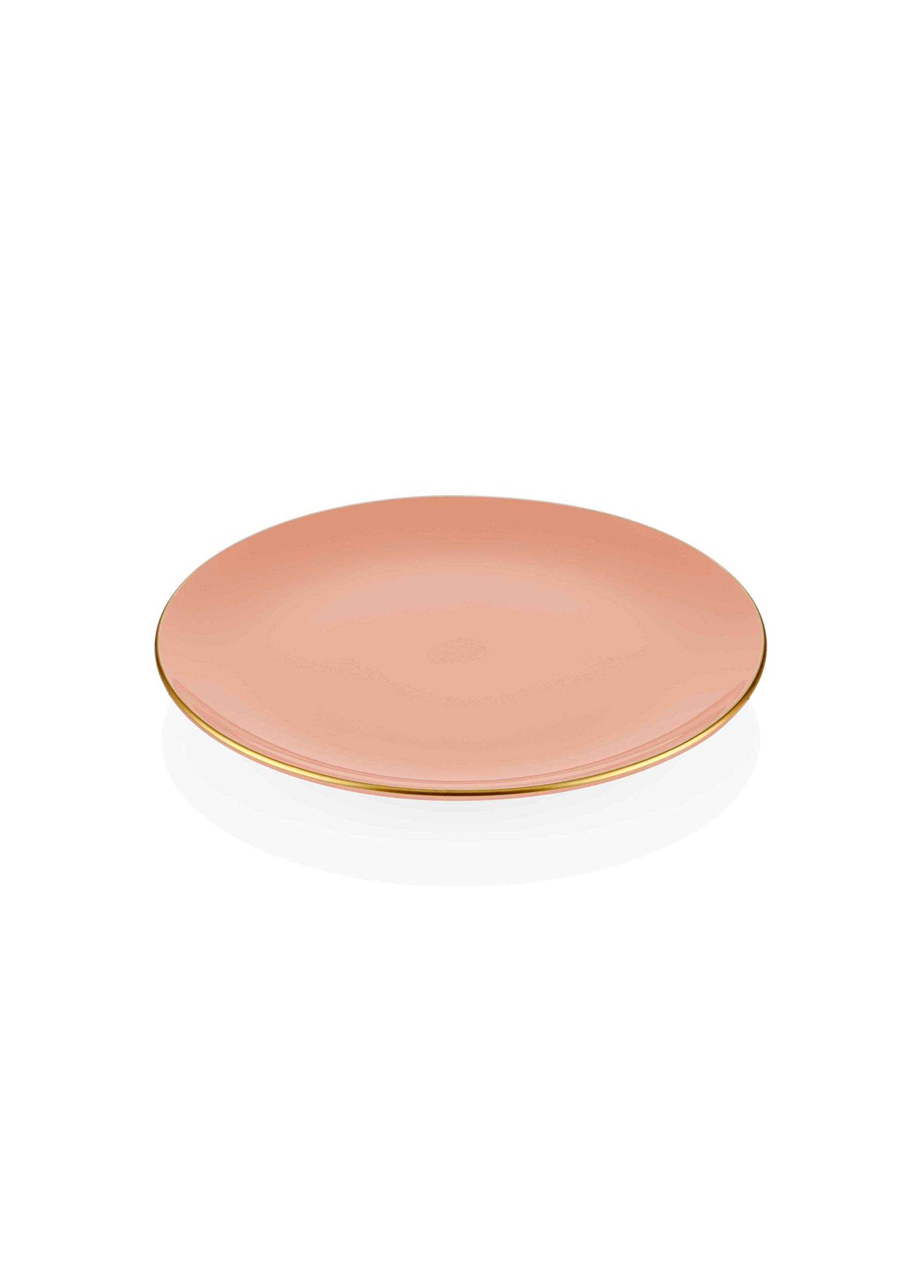 Basic Pasta Tabağı 6 Lı Set Somon Pembe - 19cm