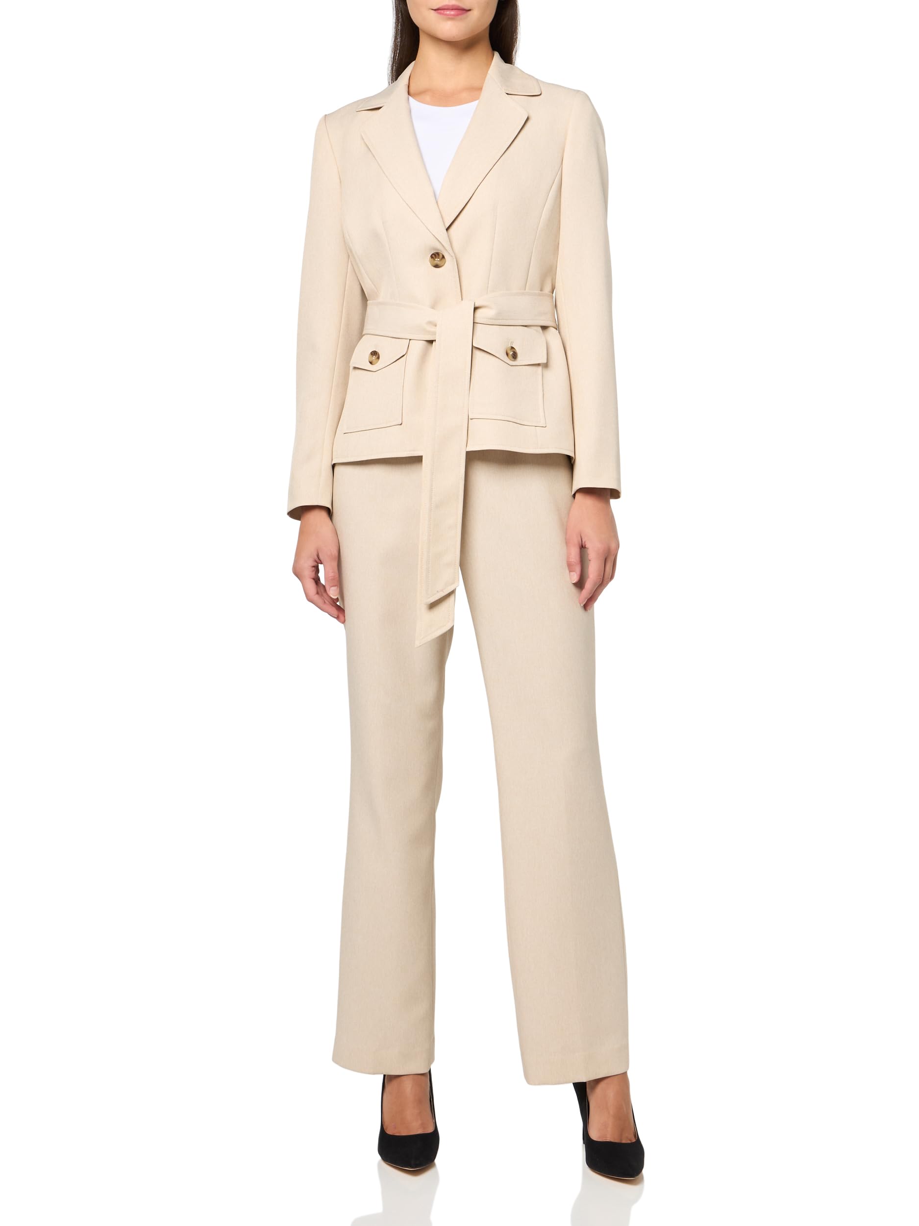 Le Suit Womens Jacket Pant Suit
