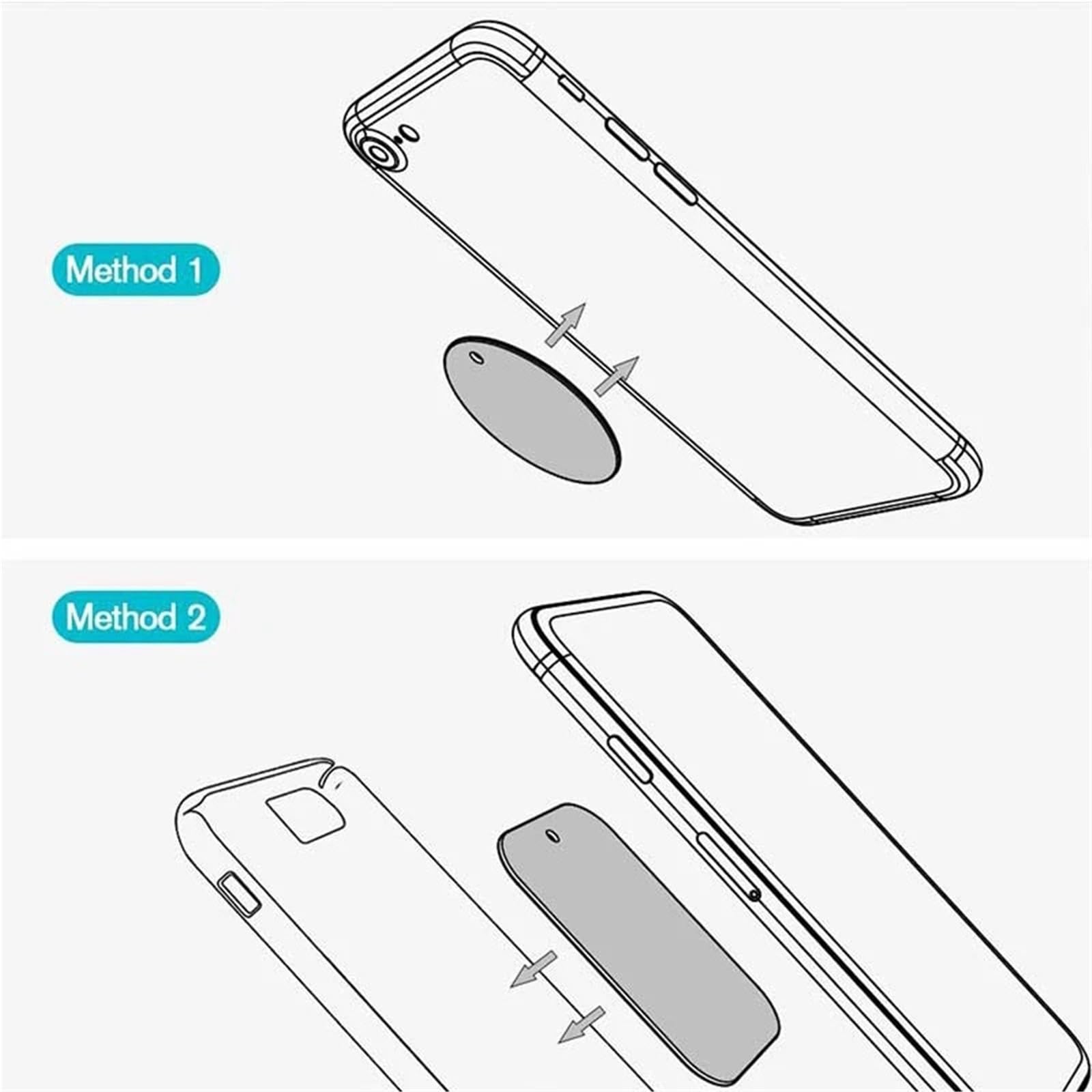 Soporte magnético para teléfono para portavasos
