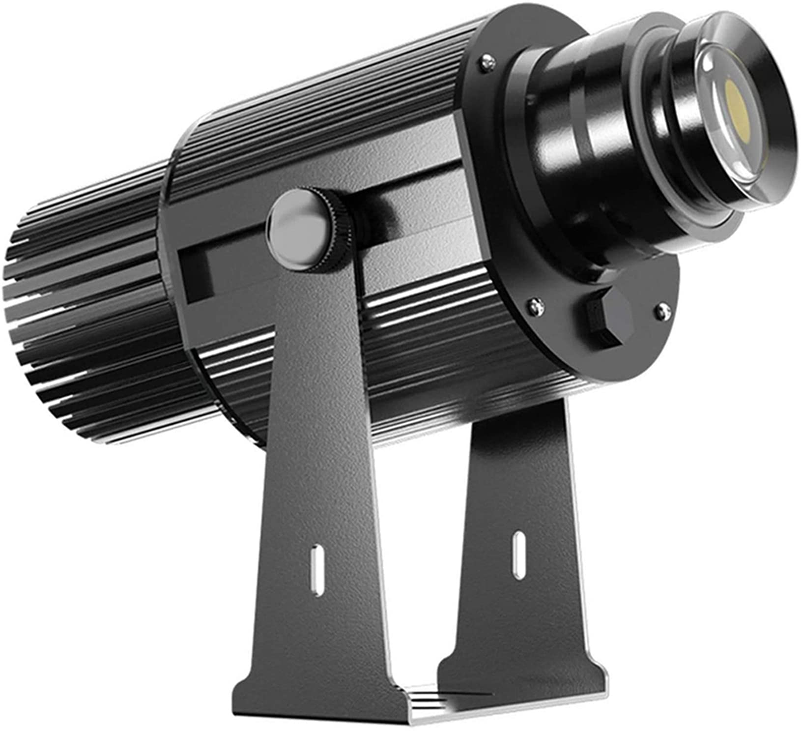 HENGGEEU GOBO Light Logo GOBO Projector Lamp 15W Logo Image Projector Light Store Hotel Bar Wedding Sign Event Advertising,Black,outdoor
