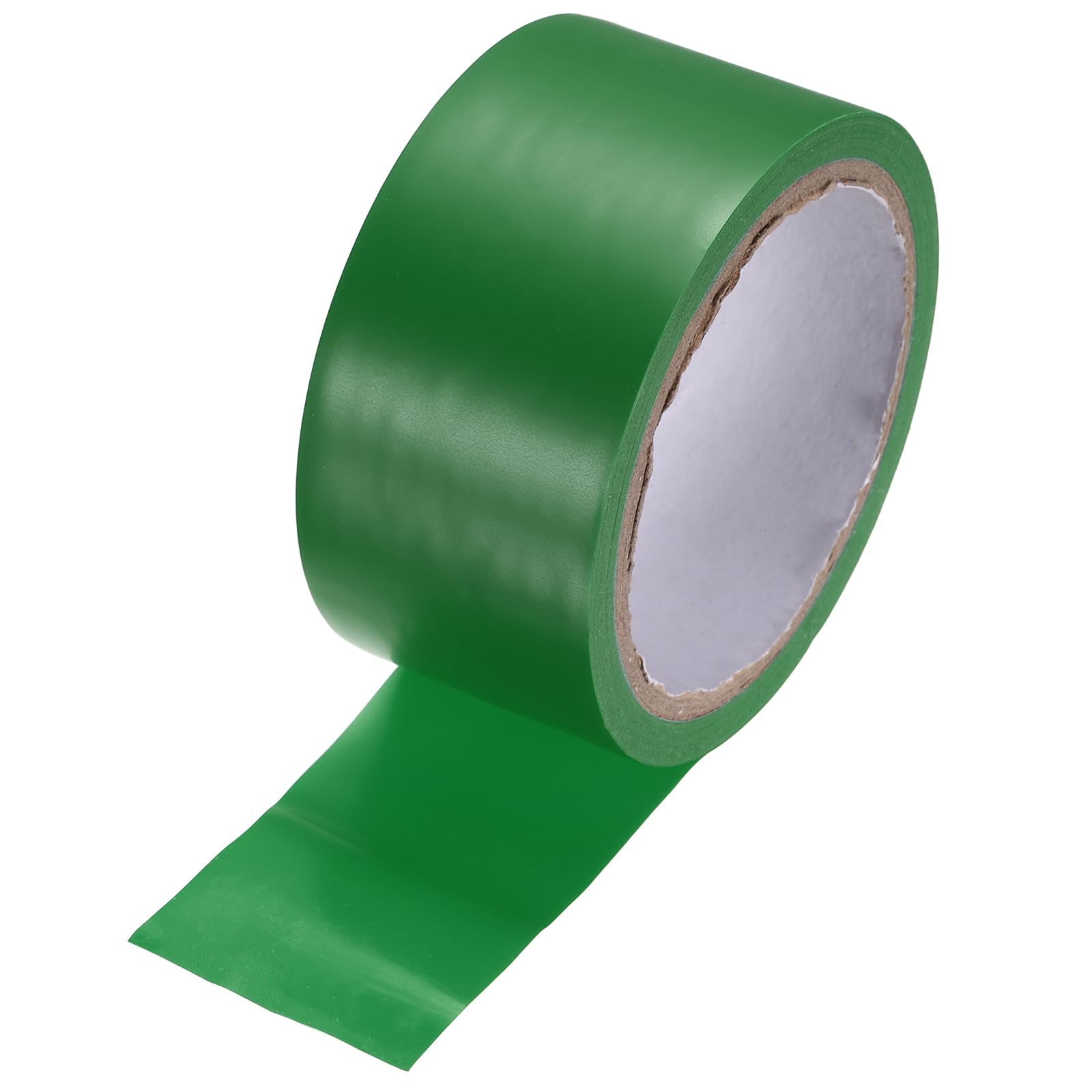 sourcing map Vinyl Floor Tape 48mm x 16.5m Non-Abrasive Floor Marking Tape Outdoor Playing Field Marking Equipment for Warehouse Gyms Athletics Restaurants, Green