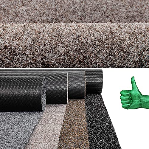 ANRO Fußmatte Schmutzfangmatte Türmatte rutschfest Fußabstreifer abwaschbar robust für Eingang, Haustür, Flur innen & außen Poet Küche, 80 x 40 cm (Rechteckig)