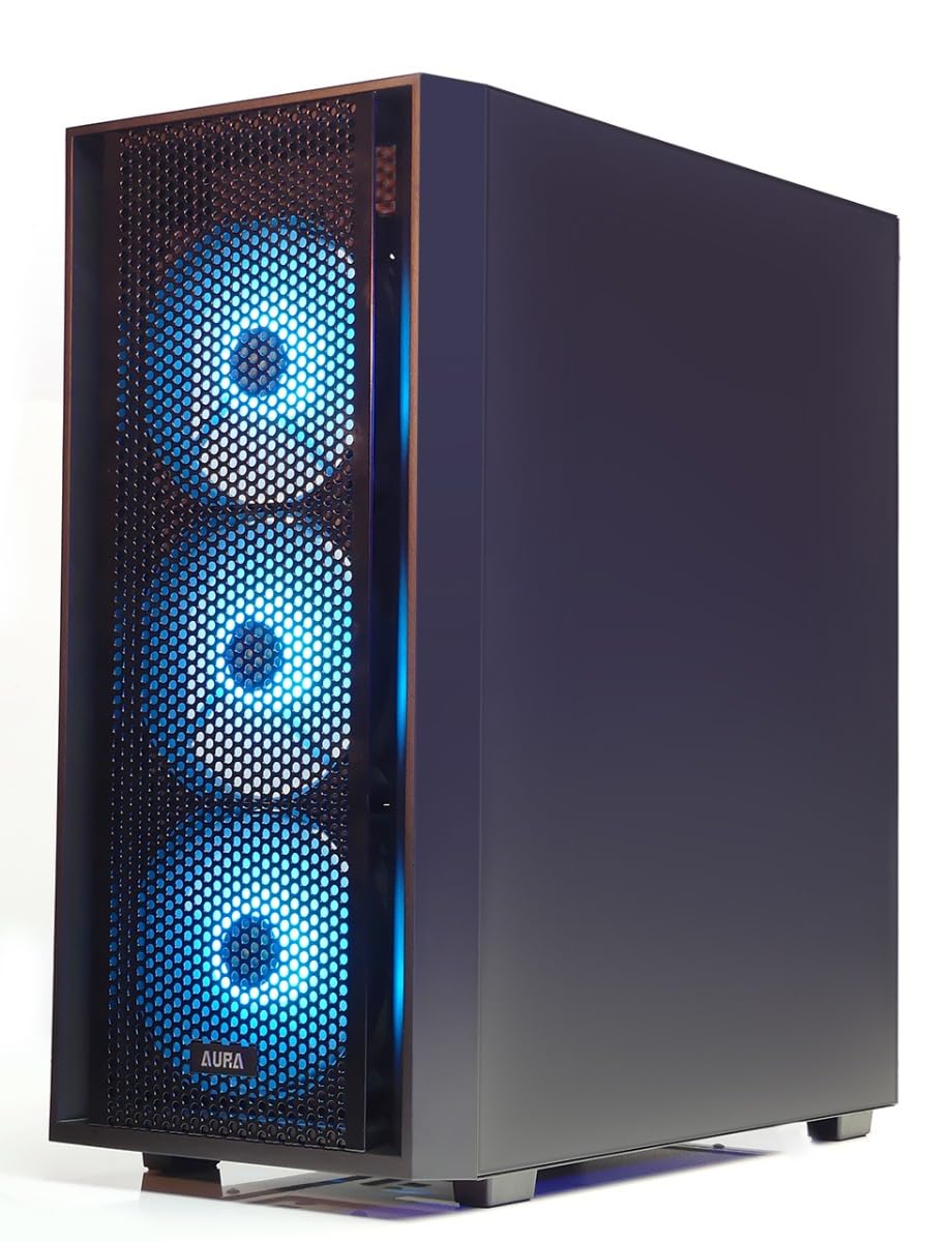 BitBull AMD Ryzen 5 Ordinateur de Gaming RGB Budget/PC Gamer - 8Go RAM - 250Go SSD - RX Vega 11 - Win 11 Pro - WiFi 6 - Bluetooth 5.4