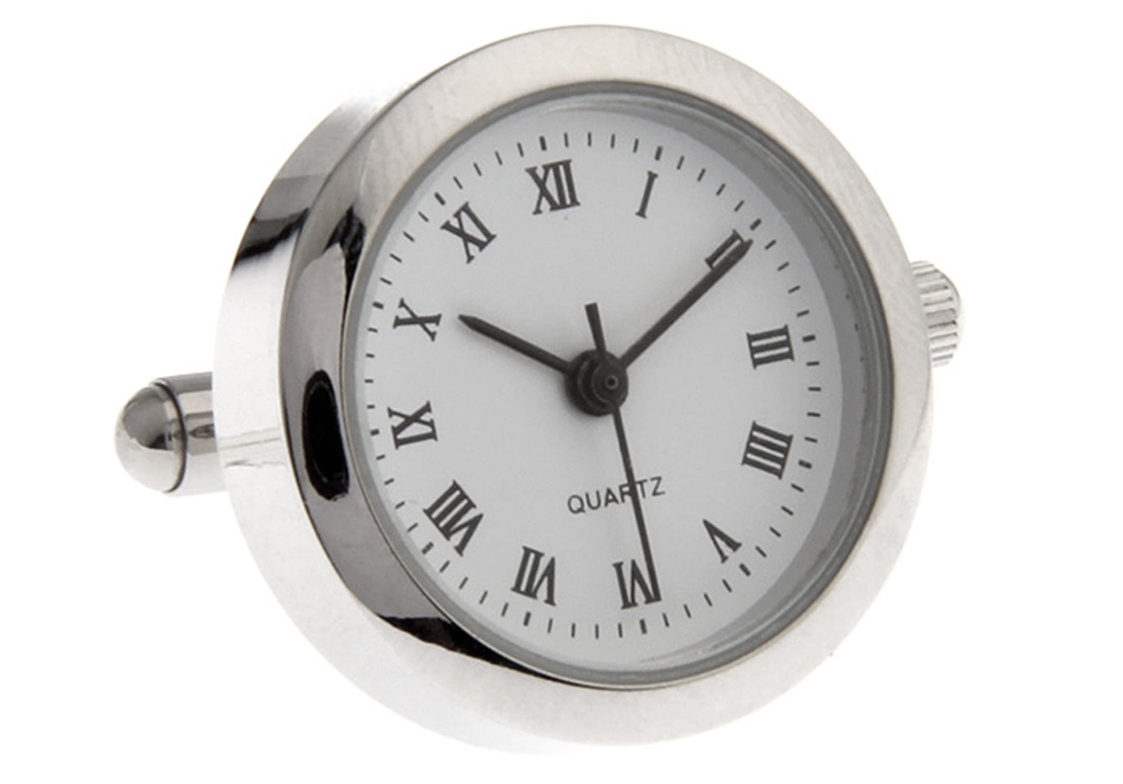 Gemelos Camisa Hombre, Gemelos Camisa Hombre Chapado en Oro Reloj para Hombres Grabar Gratis con Caja de Regalo