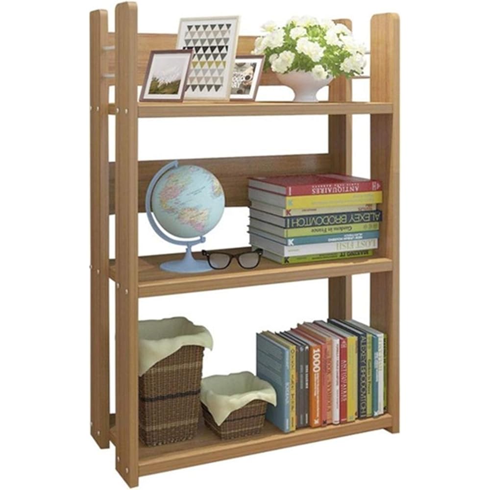 XuZeLii Counter Top Bookcase Desktop Bookshelf Simple Desk Combination