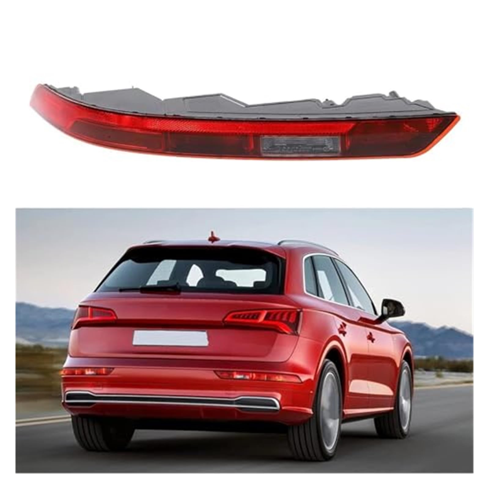 Riflettore paraurti posteriore Fanale posteriore per Q5 2018 2019 2020 2021 Indicatore di direzione Lampada freno 80A945069 80A945070 Fanale posteriore auto Fanali posteriori(Right)