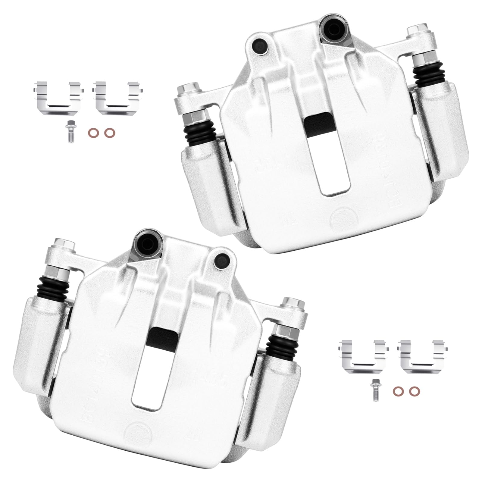 cciyu Front Left &amp; Right Disc Brake Calipers With Bracket 18B5270 18B5271