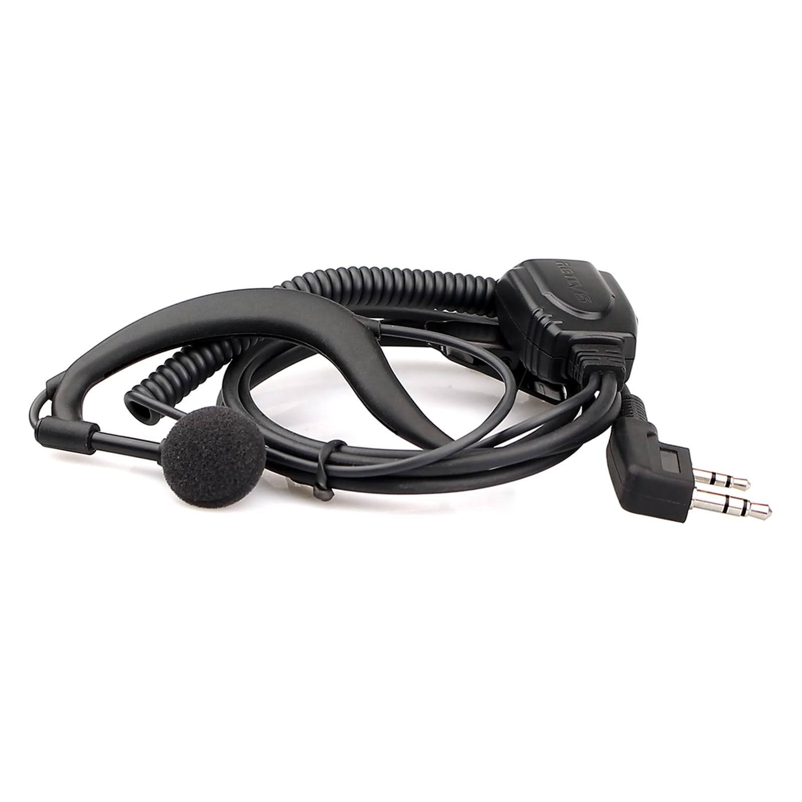 Retevis Walkie Talkie Auricolare, 2 pin Tipo-C Cuffia Compatibile con Walkie Talkie Baofeng UV-5R BF-88E BF-888s RT24 RT28 RT622 RT27 RT618 RT619 Kenwood Proster (1 pz)