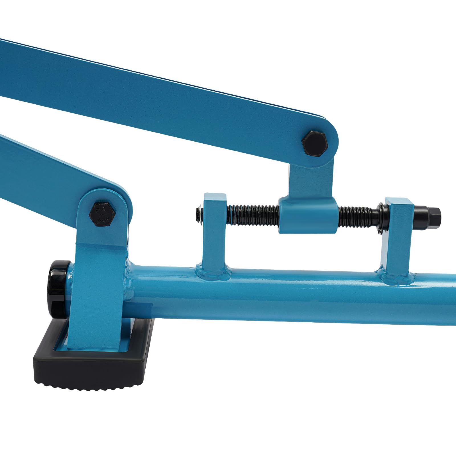 Herramienta de brazo de suspensión con cadena ajustable, herramienta de palanca de suspensión de 500 kg, con alfombrillas de goma elásticas, palanca de eje universal, elevador para sedán y vehículos