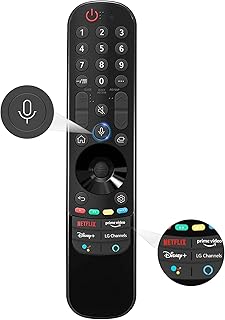 New Replacement for LG Magic Remote with Pointer and Voice Function MR21GA for LG Smart TV Remote Control AKB76036202 Voice Remote for Most LG Smart TVs Including UHD OLED QNED NanoCell 4K 8K Series