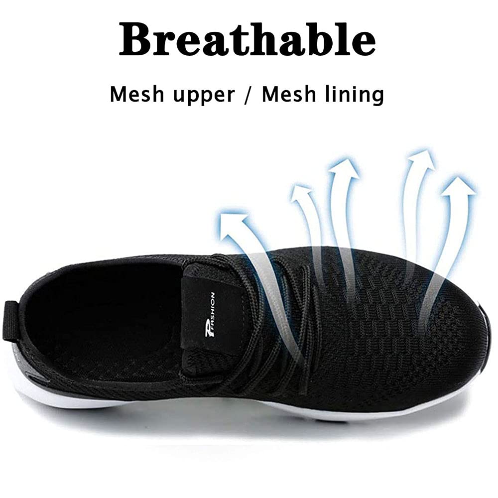 Zapatos de Seguridad para Hombre Mujer Comodo y Ligeros Calzado de Seguridad Anti-Piercing Zapatillas Trabajo con Punta de Acero