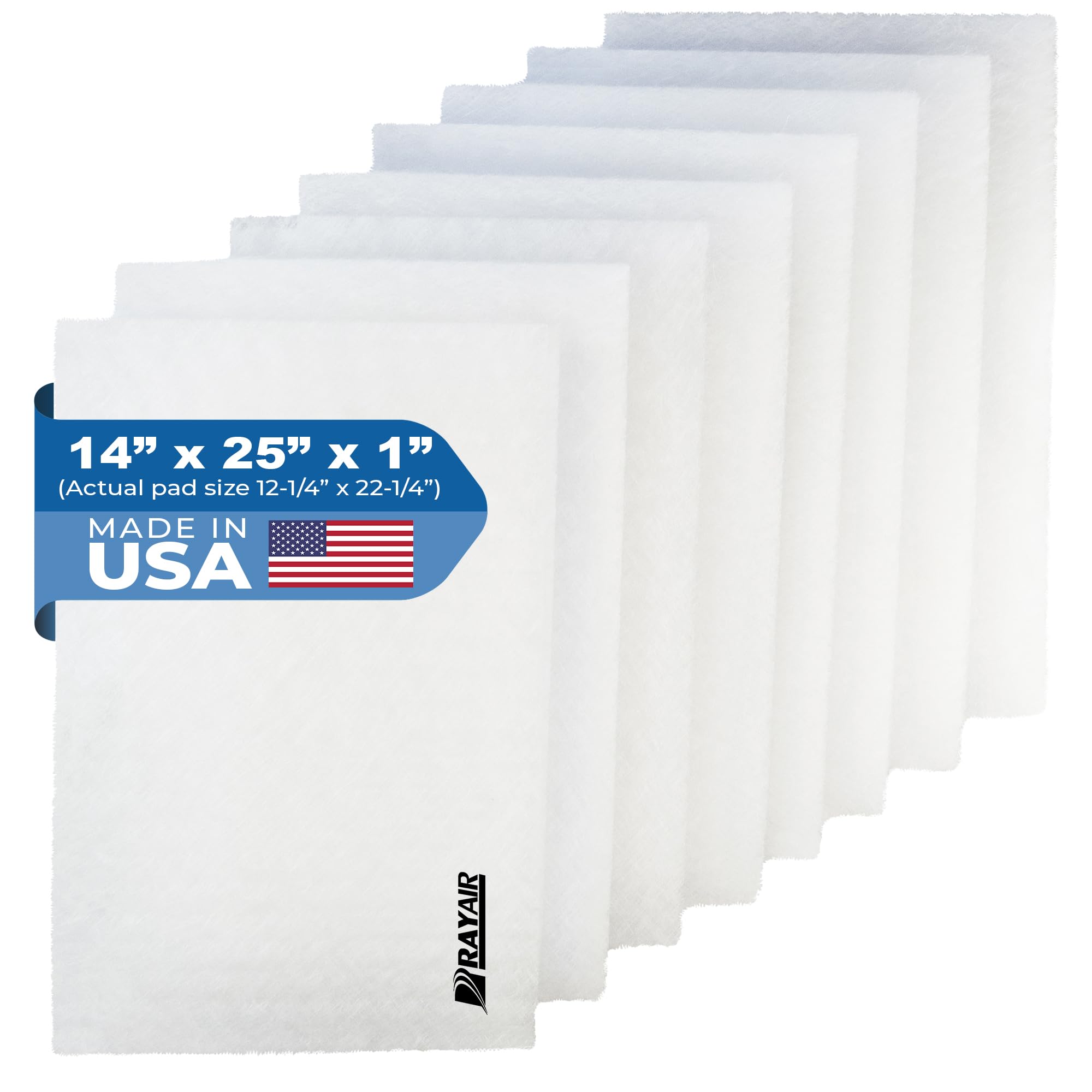 RAYAIR SUPPLY 14x25 Replacement Filter Pads Compatible with Totaline CG1000 Air Cleaner 14x25 Refills (4 Pack)