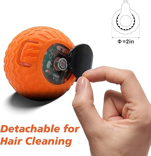 Miniatura 7 de 2 juguetes interactivos para gatos de interior, pelota rápida con cola, bolas de gato móviles automáticas para gatos adultos aburridos de interior,