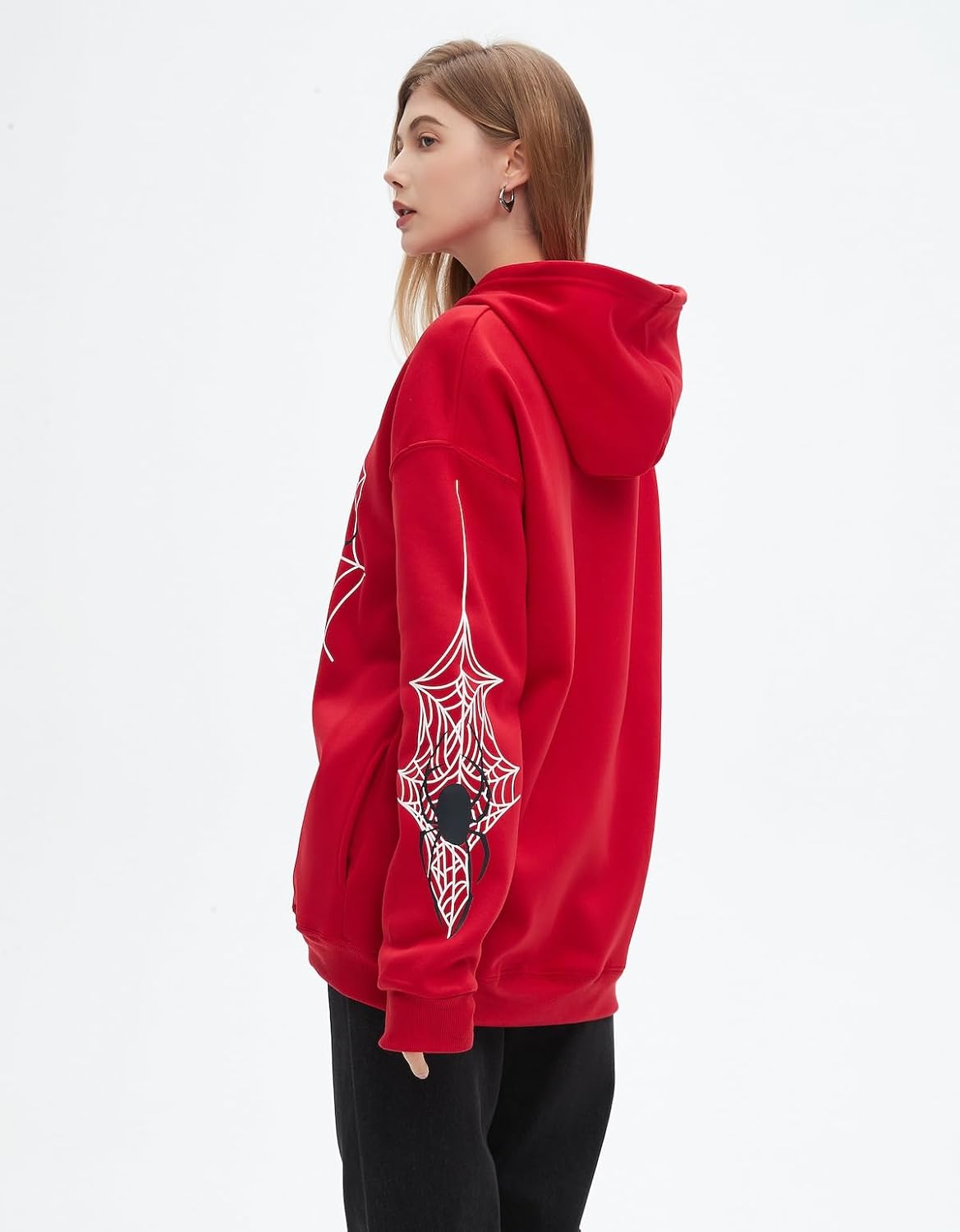 Spider Graphic Hoodies Y2k Zip Up Hoodie Men Women Oversized Sweatshirts Y2k Jacket... - Image 4