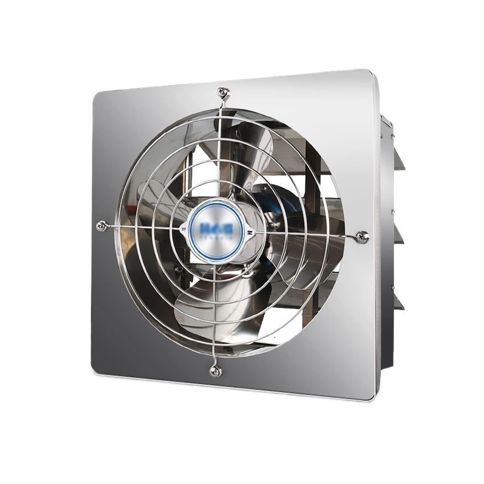 Ventilador de escape de alta durabilidad en acero inoxidable pulido anticorrosión