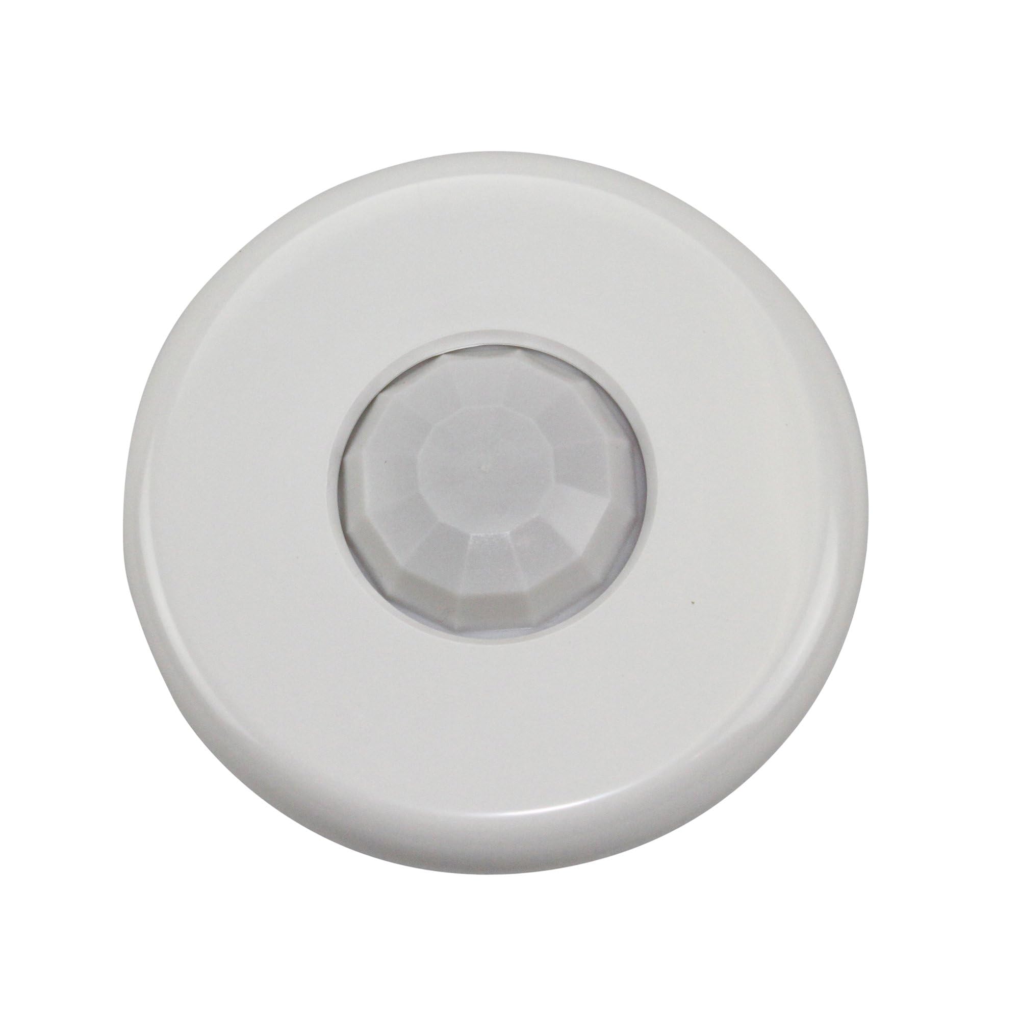 Wattstopper Sensor de movimiento, sensor de ocupación de montaje en techo de azulejos Pir, 1200 pies cuadrados, 24 V, color blanco