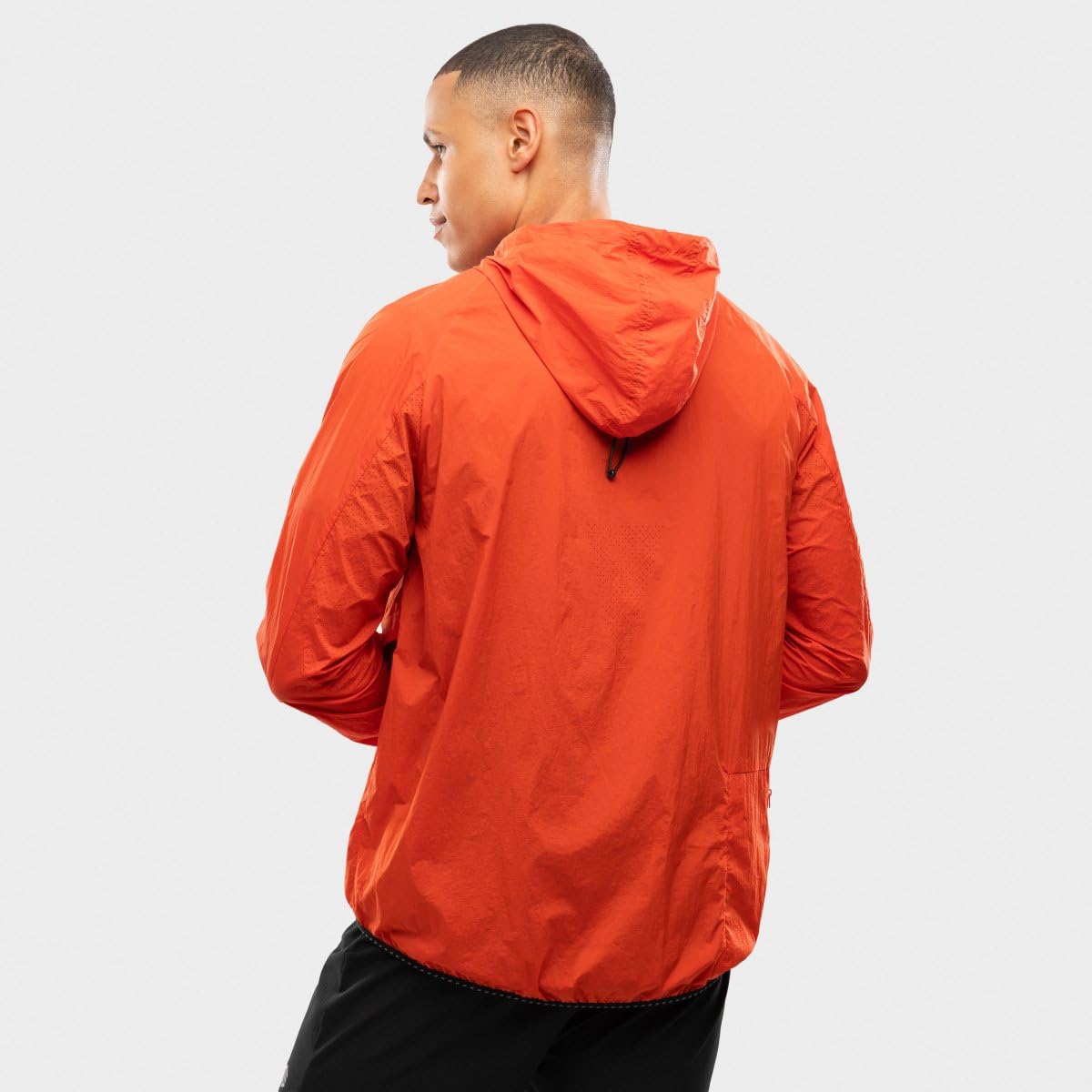 SIROKO Chaqueta cortavientos running fitness Bund Brick Rojo