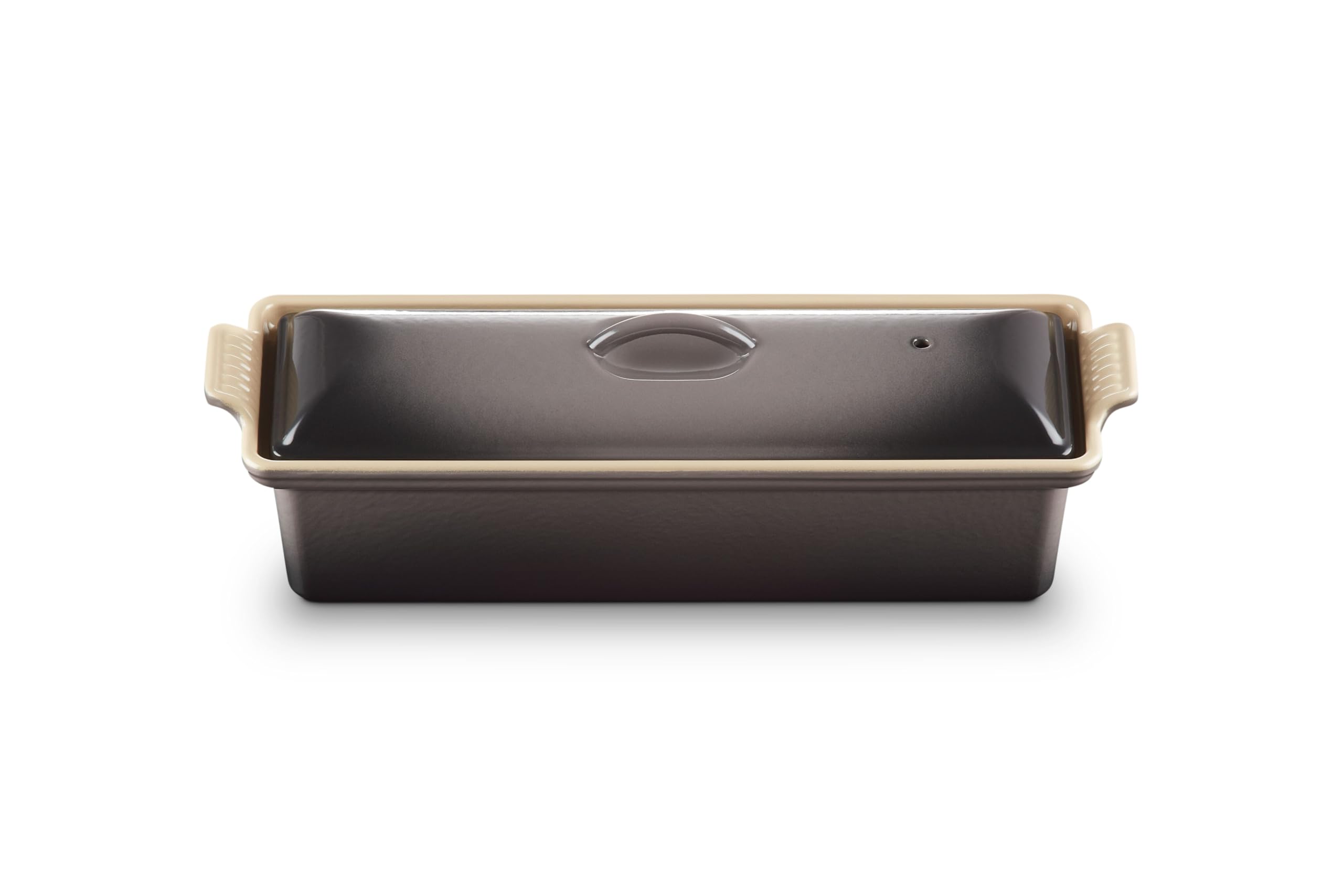Terrine Rectangulaire en Grès Le Creuset avec Presse, 32 cm, 1,8 Litre, Silex, 25024324442260