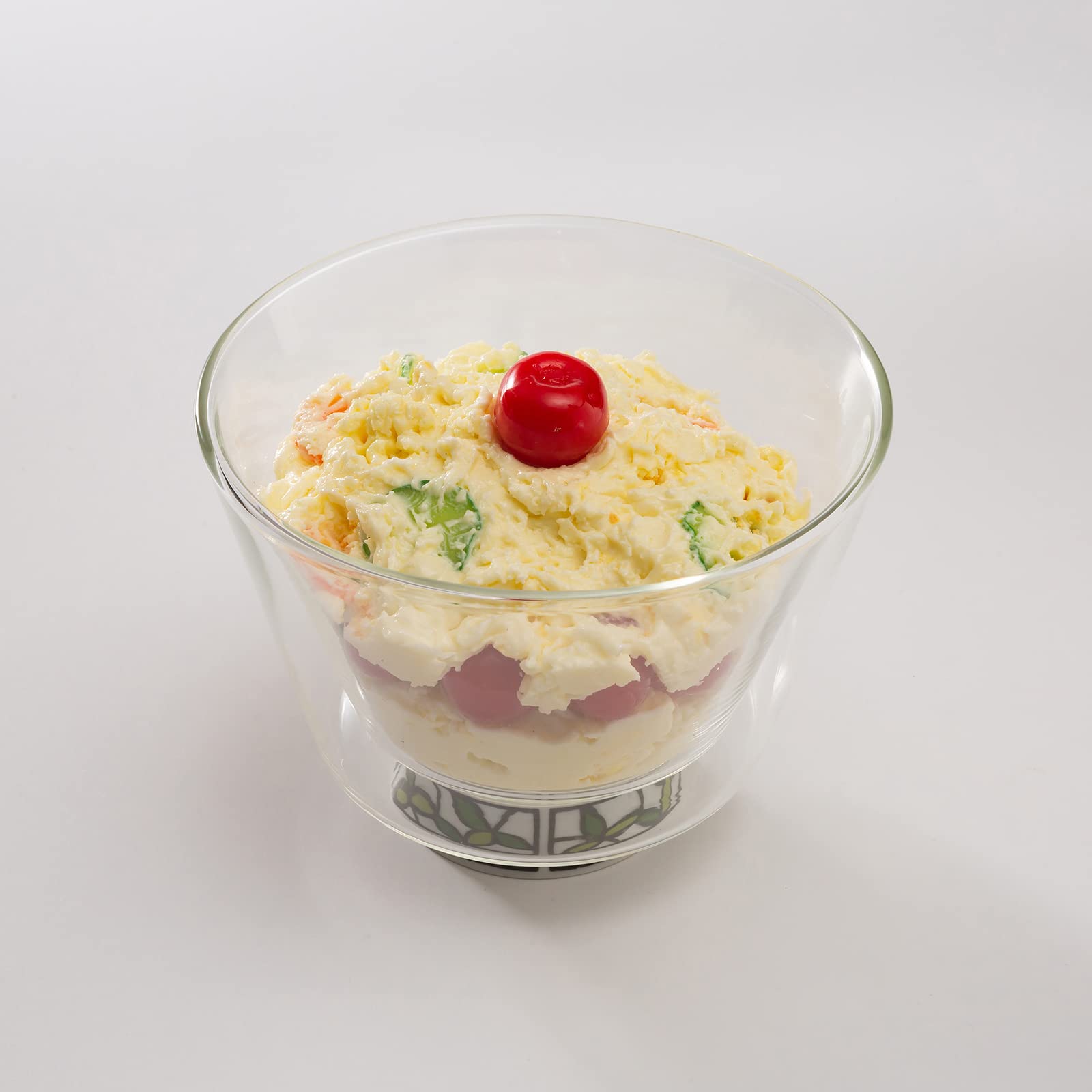 Amazon.co.jp: 耐熱ガラス 二重 ボウル 鉢 皿 大 15cm 電子レンジ 食洗