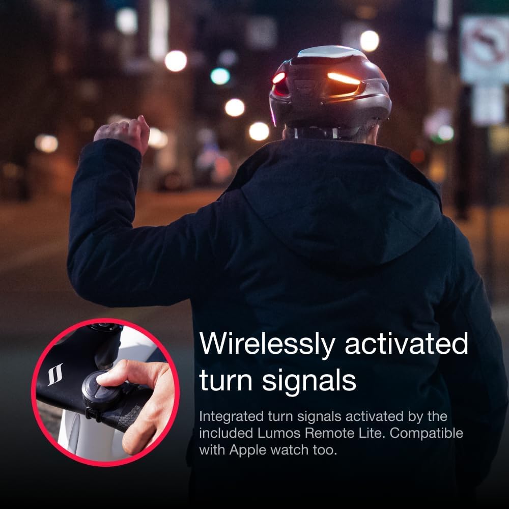 Lumos Ultra Smart Bike Helmet | Customizable Front and Back LED Lights with Turn Signals | Road Bicycle Helmets for Adults: Men, Women - Image 3